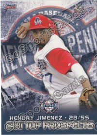 2011 New York Penn League Top Prospects NYPL Hendry Jimenez
