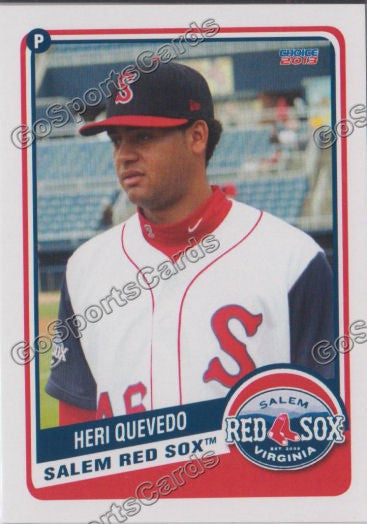 2013 Salem Red Sox Heri Quevedo