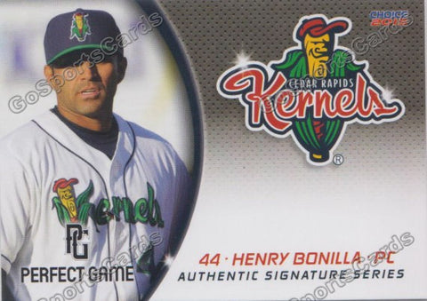 2015 Cedar Rapids Kernels Henry Bonilla