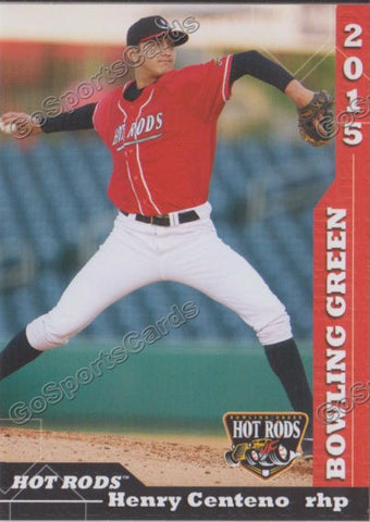 2015 Bowling Green Hot Rods Henry Centeno