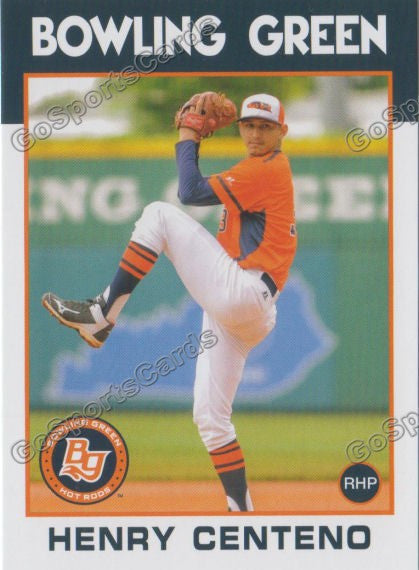 2016 Bowling Green Hot Rods Henry Centeno