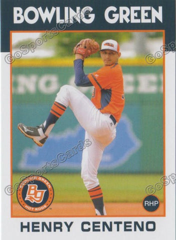 2016 Bowling Green Hot Rods Henry Centeno