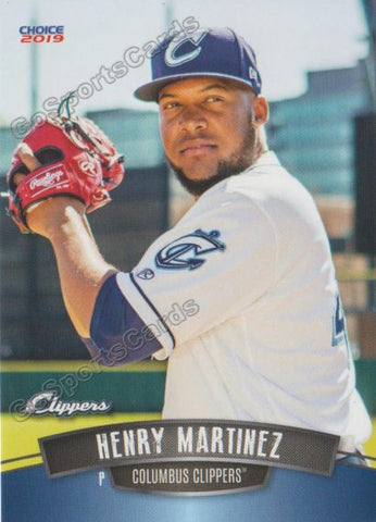 2019 Columbus Clippers Henry Martinez
