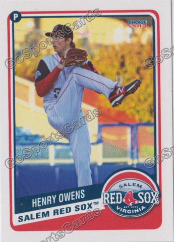 2013 Salem Red Sox Henry Owens