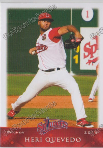 2014 Lowell Spinners Heri Quevedo