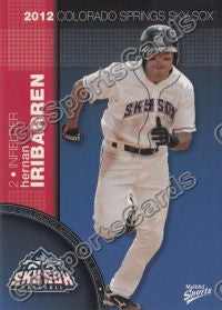 2012 Colorado Springs Sky Sox Hernan Iribarren