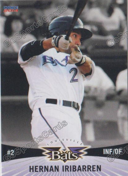 2014 Louisville Bats Hernan Iribarren
