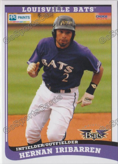 2015 Louisville Bats Hernan Iribarren