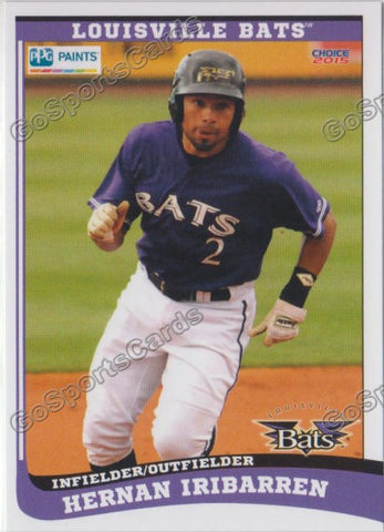 2015 Louisville Bats Hernan Iribarren