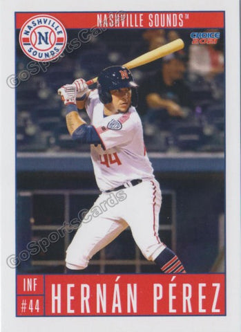 2021 Nashville Sounds Hernan Perez