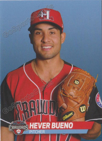 2019 Hickory Crawdads Hever Bueno