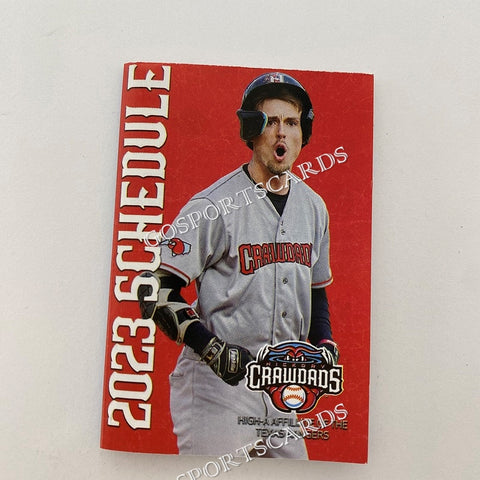 2023 Hickory Crawdads Pocket Schedule