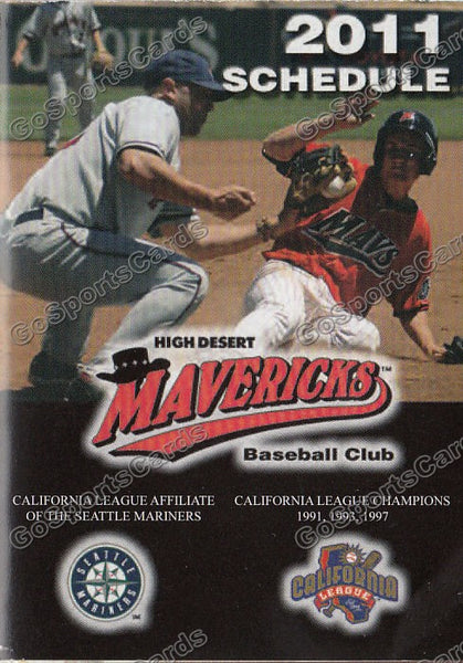 2011 High Desert Mavericks Pocket Schedule