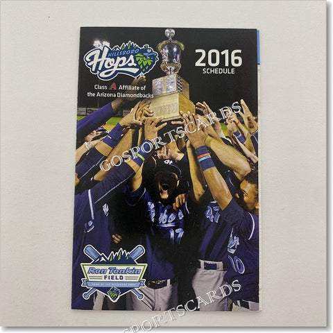 2016 Hillsboro Hops Pocket Schedule