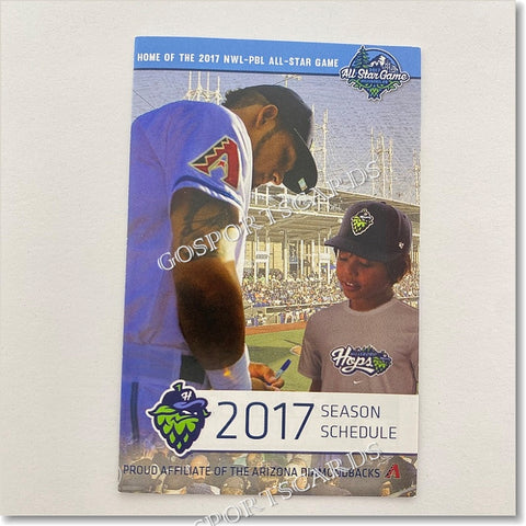 2017 Hillsboro Hops Pocket Schedule