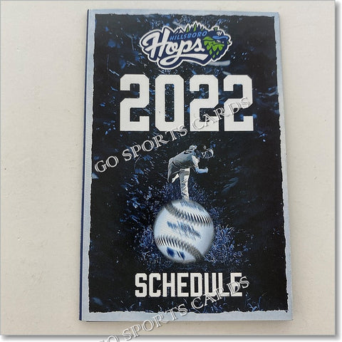 2022 Hillsboro Hops Pocket Schedule 