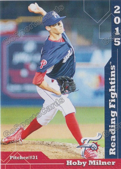 2015 Reading Fightin Phils Update Hoby Milner