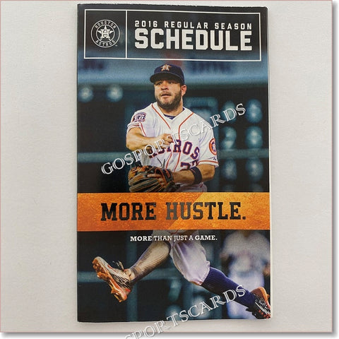 2017 Houston Astros Pocket Schedule