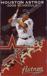 2008 Houston Astros Pocket Schedule