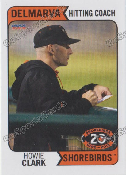 2015 Delmarva Shorebirds Howie Clark
