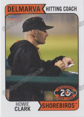 2015 Delmarva Shorebirds Howie Clark