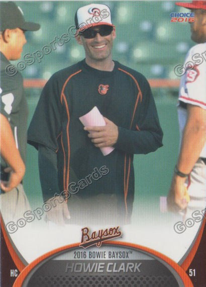 2016 Bowie Baysox Howie Clark