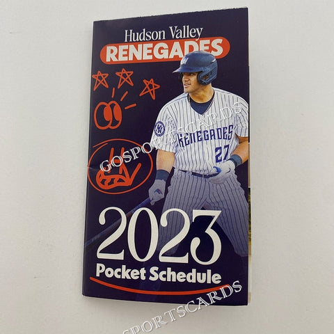 2023 Hudson Valley Renegades Pocket Schedule