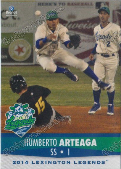 2014 Lexington Legends Humberto Arteaga