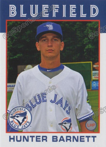 2016 Bluefield Blue Jays Hunter Barnett
