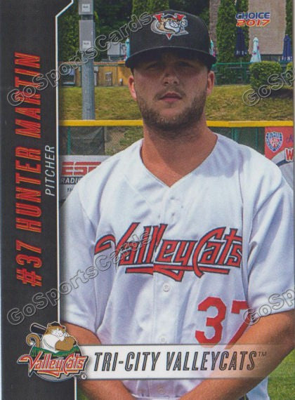 2017 Tri City ValleyCats Hunter Martin