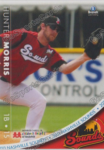 2013 Nashville Sounds Hunter Morris