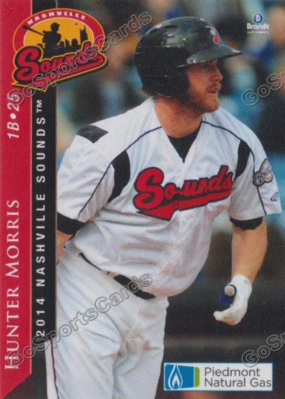 2014 Nashville Sounds Hunter Morris