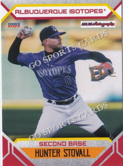 2023 Albuquerque Isotopes Hunter Stovall