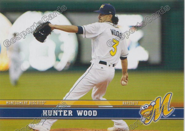 2017 Montgomery Biscuits Hunter Wood