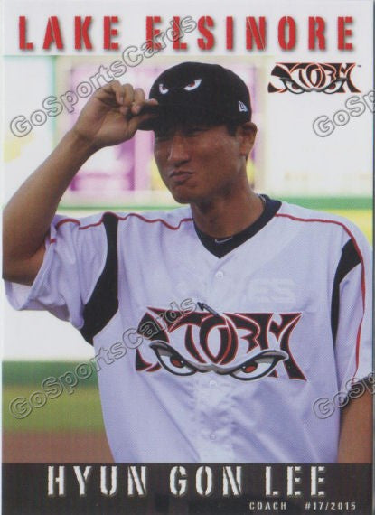 2015 Lake Elsinore Storm Hyun Gon Lee