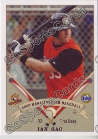 2007 West Oahu CaneFires Hawaii League IAN GAC