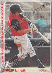 2010 Kannapolis Intimidators Ian Gac