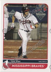 2012 Mississippi Braves Ian Gac