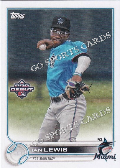 2022 Topps Pro Debut Ian Lewis PD-147