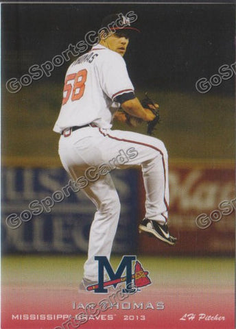 2013 Mississippi Braves Ian Thomas