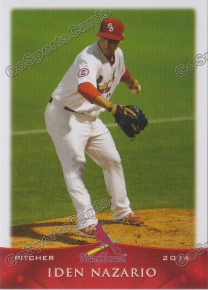 2014 Palm Beach Cardinals Iden Nazario