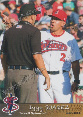 2016 Lowell Spinners Iggy Suarez