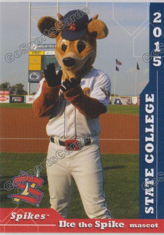 2015 State College Spikes Ike the Spike Mascot