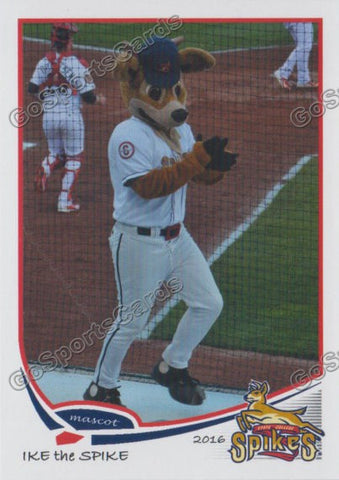 2016 State College Spikes Ike the Spike Mascot