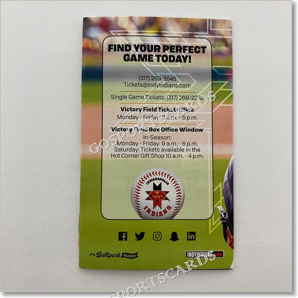 2019 Indianapolis Indians Pocket Schedule