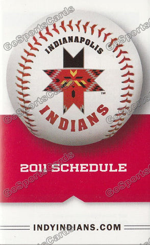 2011 Indianapolis Indians Pocket Schedule