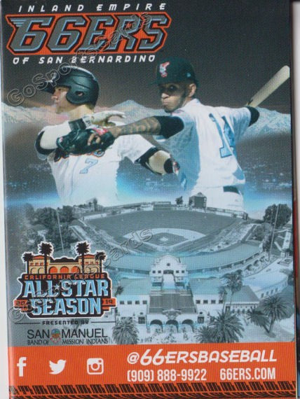 2019 Inland Empire 66ers Pocket Schedule