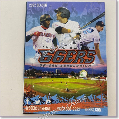 2022 Inland 66ers Pocket Schedule 