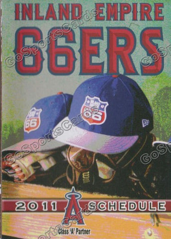 2011 Inland Empire 66ers Pocket Schedule B