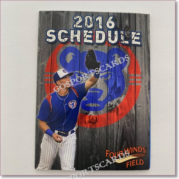 2016 South Bend Cubs Pocket Schedule